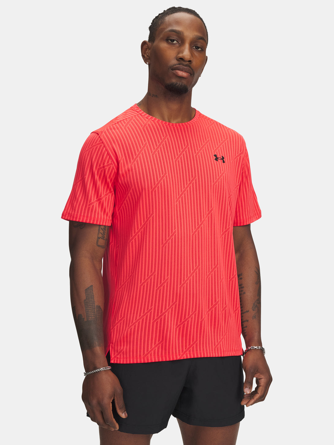 Under Armour Férfi póló UA Tech Vent Jacquard-RED Póló