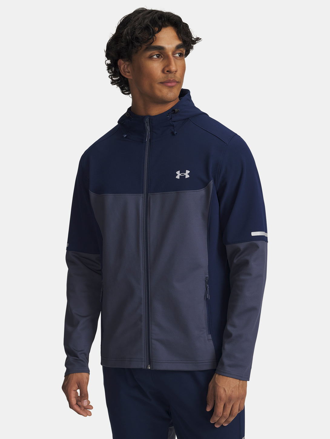 Under Armour Férfi kabát Utility Woven Winterized FZ-BLU Kapucnis pulóver 