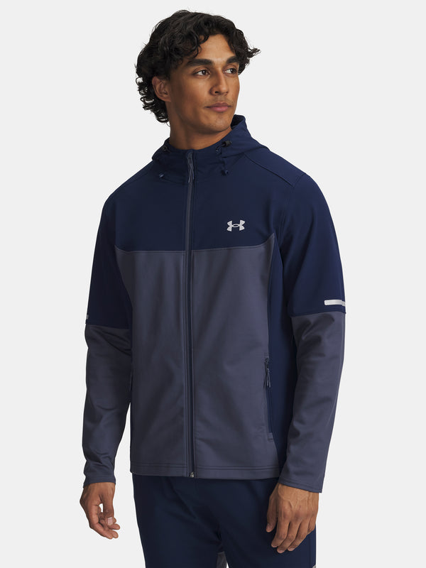 Under Armour Férfi kabát Utility Woven Winterized FZ-BLU Kapucnis pulóver 