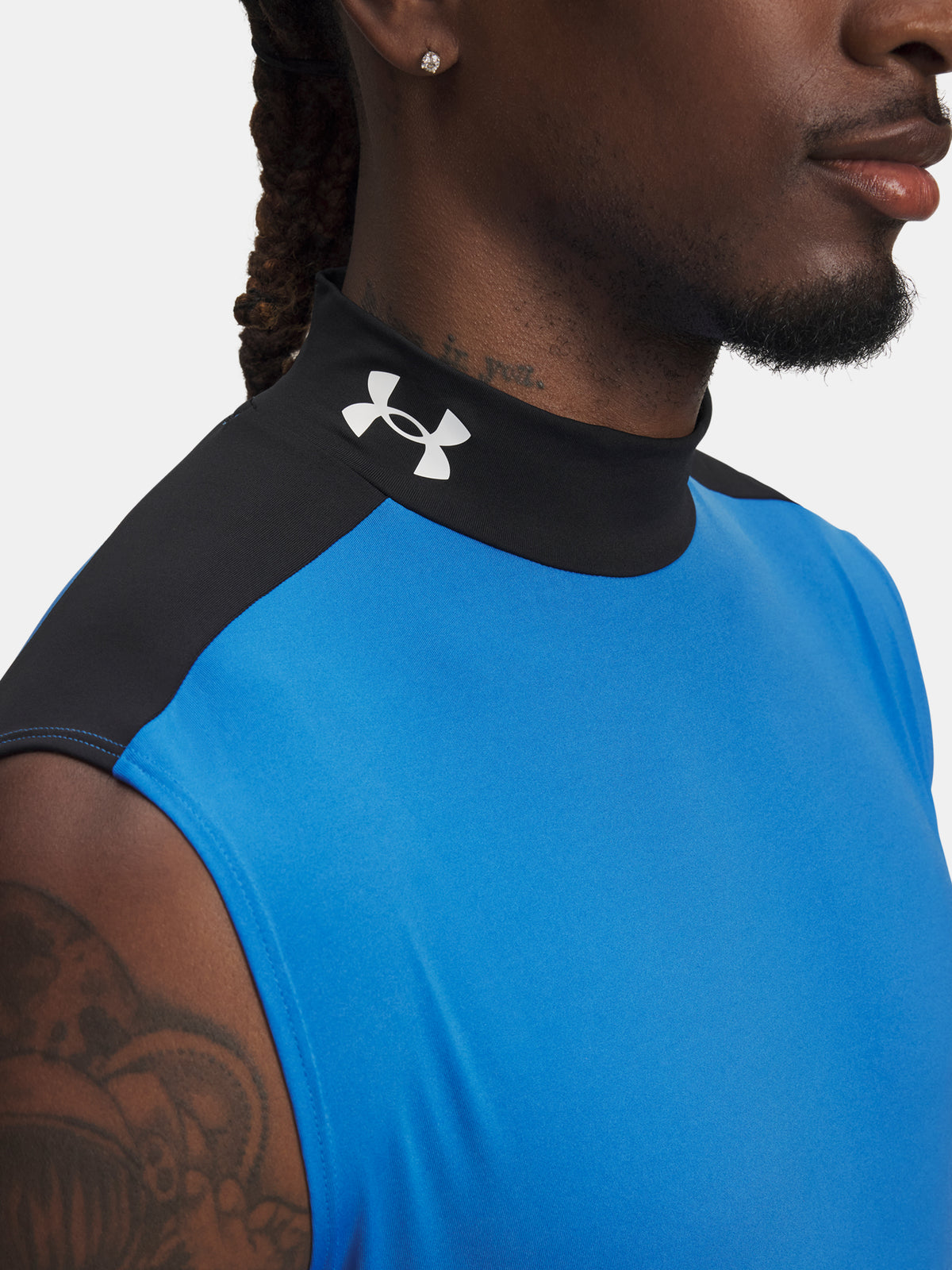 Férfi trikó Under Armour UA HG Wordmark SL-BLU