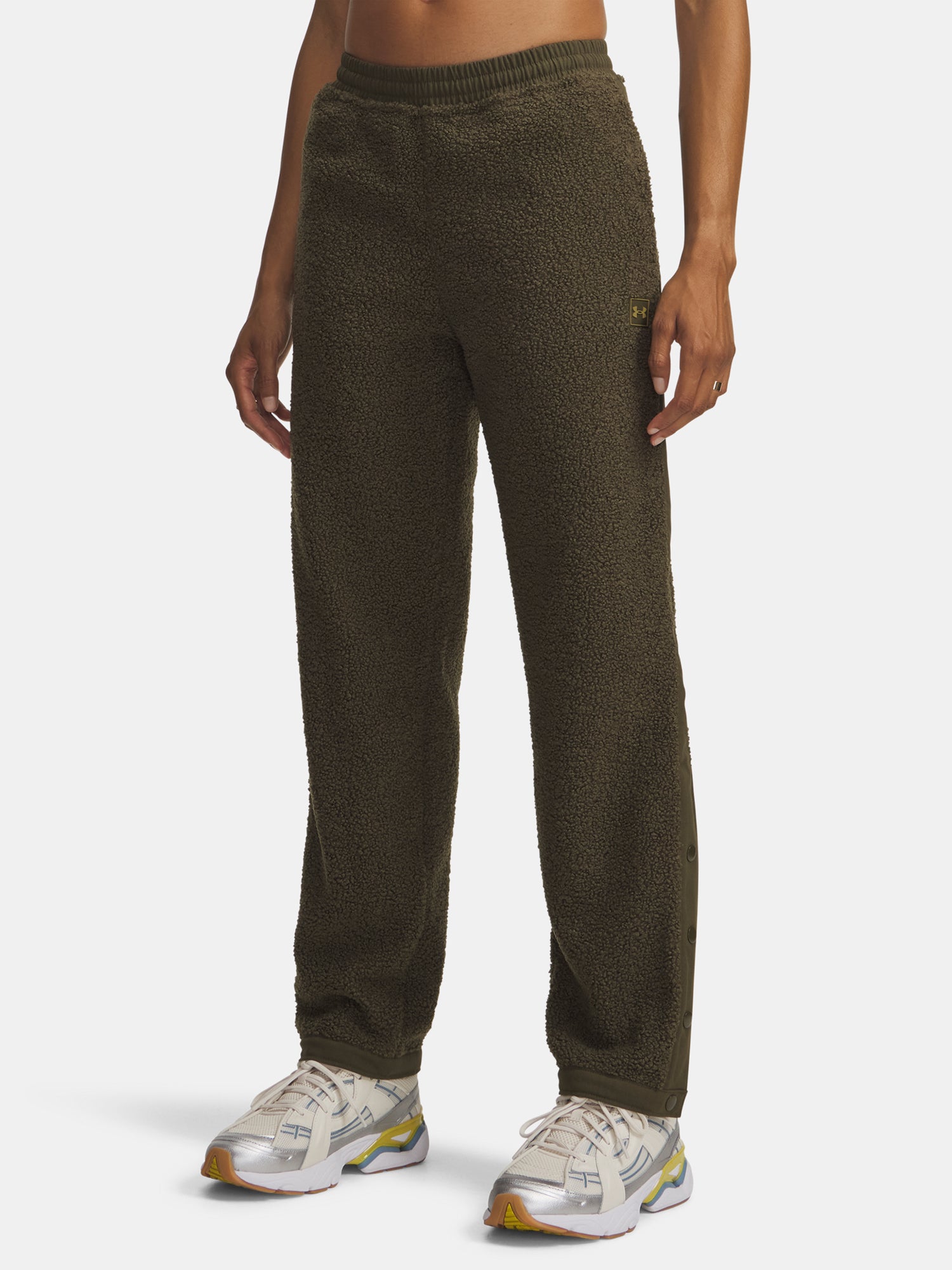 Under Armour Nõi sportnadrág UA High Pile Fleece -GRN Nadrág zöld