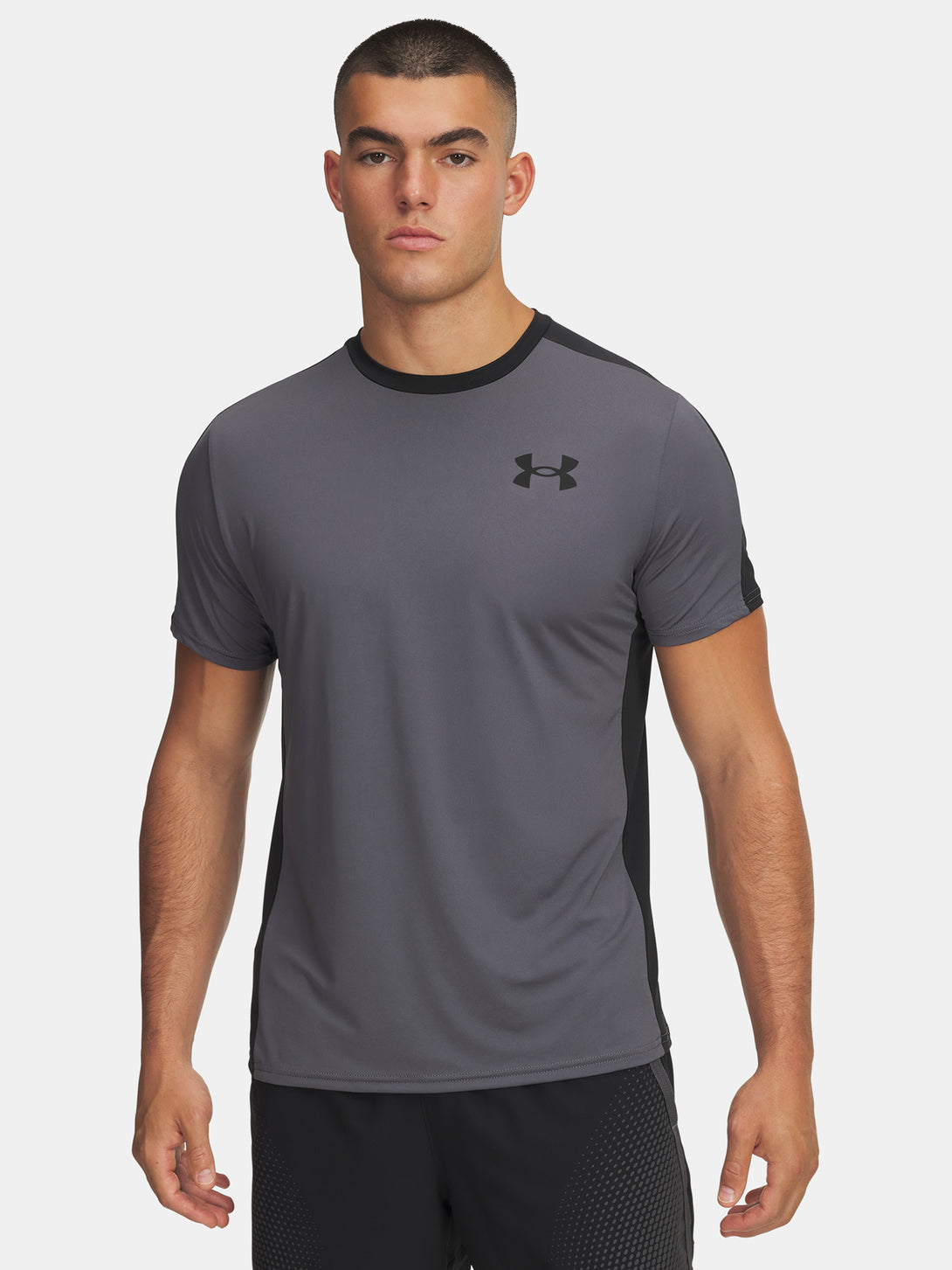 Under Armour Férfi póló UA HG Wordmark SS-GRY Póló
