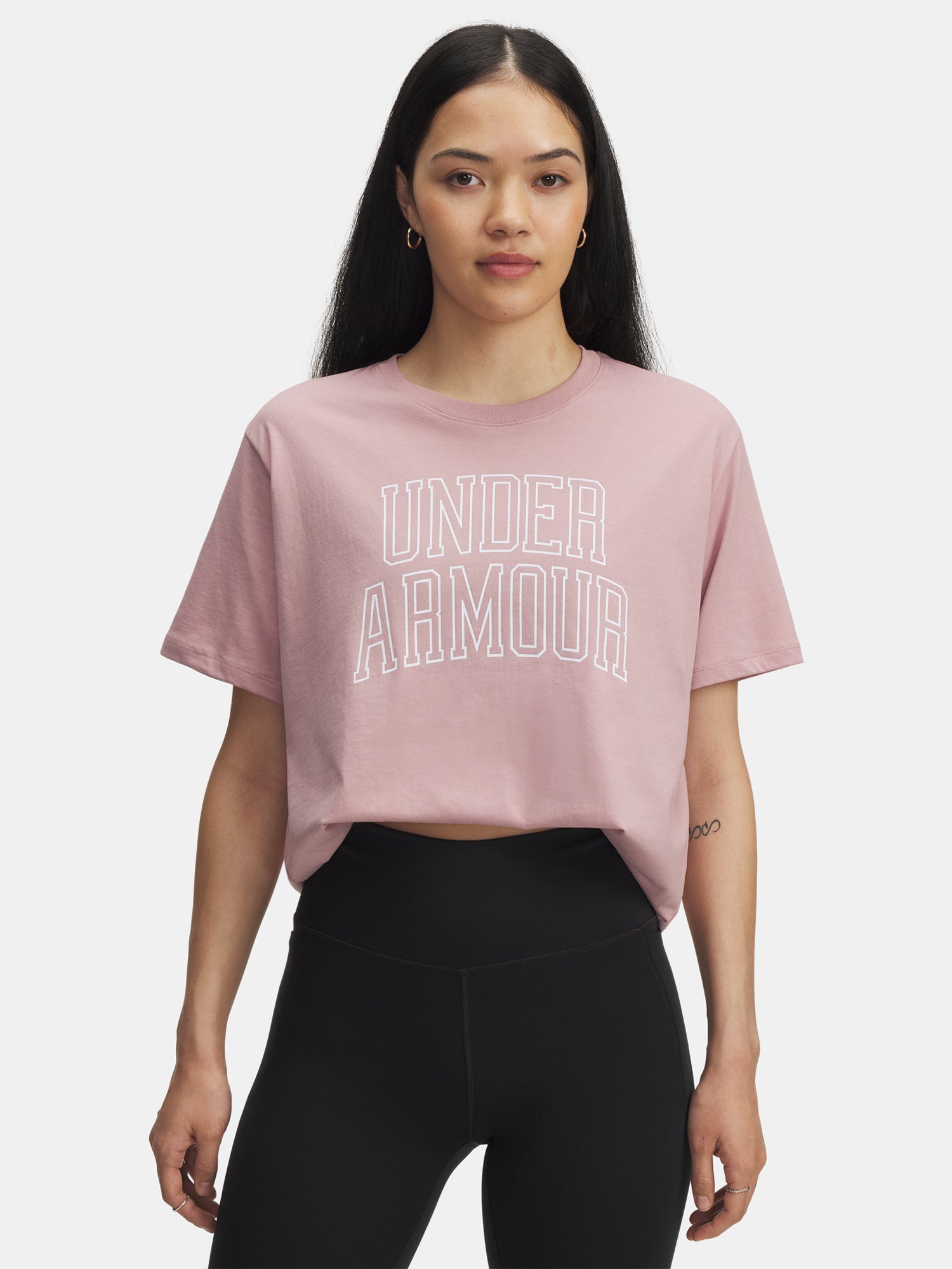 Under Armour Nõi póló Rival OS Campus Tee-PNK Póló