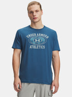 Pánské triko Under Armour UA M 60/40S ARMOR GLOBE SS-BLU