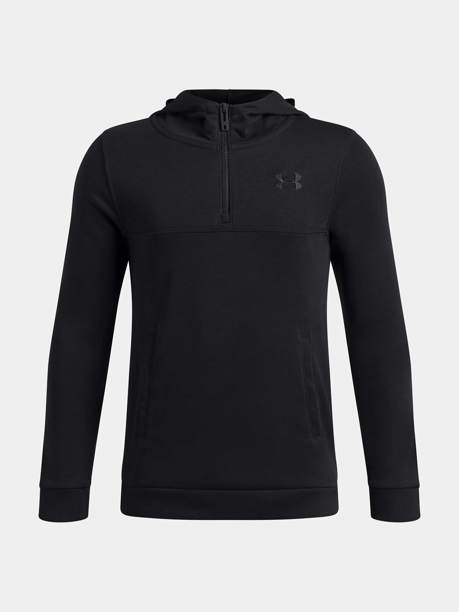Fiú pulóver Under Armour UA RIVAL LW 1/4 ZIP HOODIE