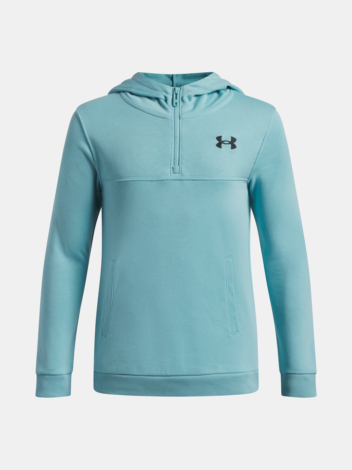 Fiú pulóver Under Armour UA RIVAL LW 1/4 ZIP HOODIE