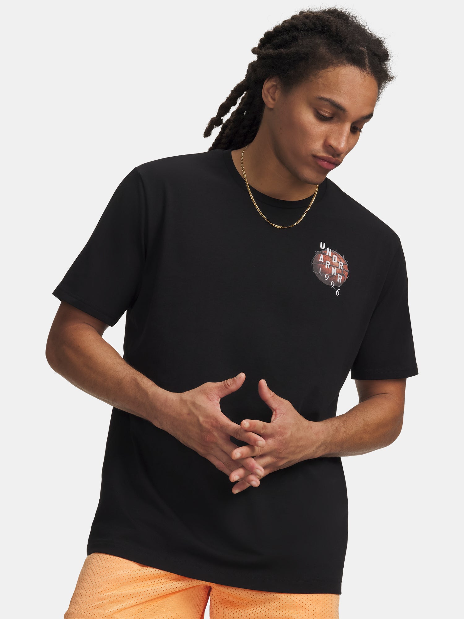 Férfi póló Under Armour UA M 60/40S CITY CLASSIC SS-BLK