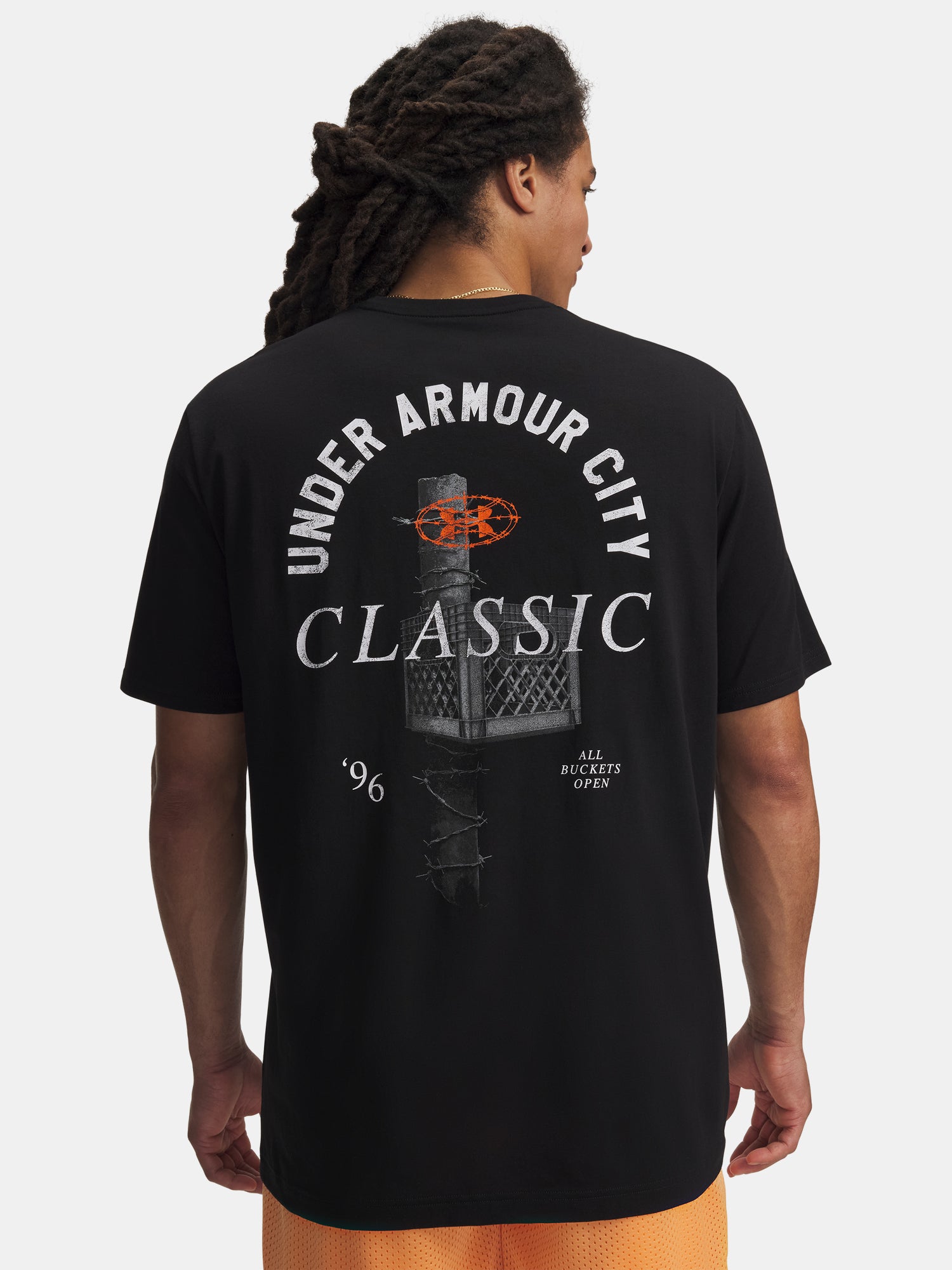 Férfi póló Under Armour UA M 60/40S CITY CLASSIC SS-BLK