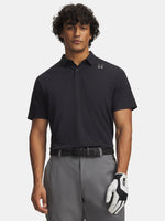 Férfi póló Under Armour UA Halo Bonded Polo-BLK