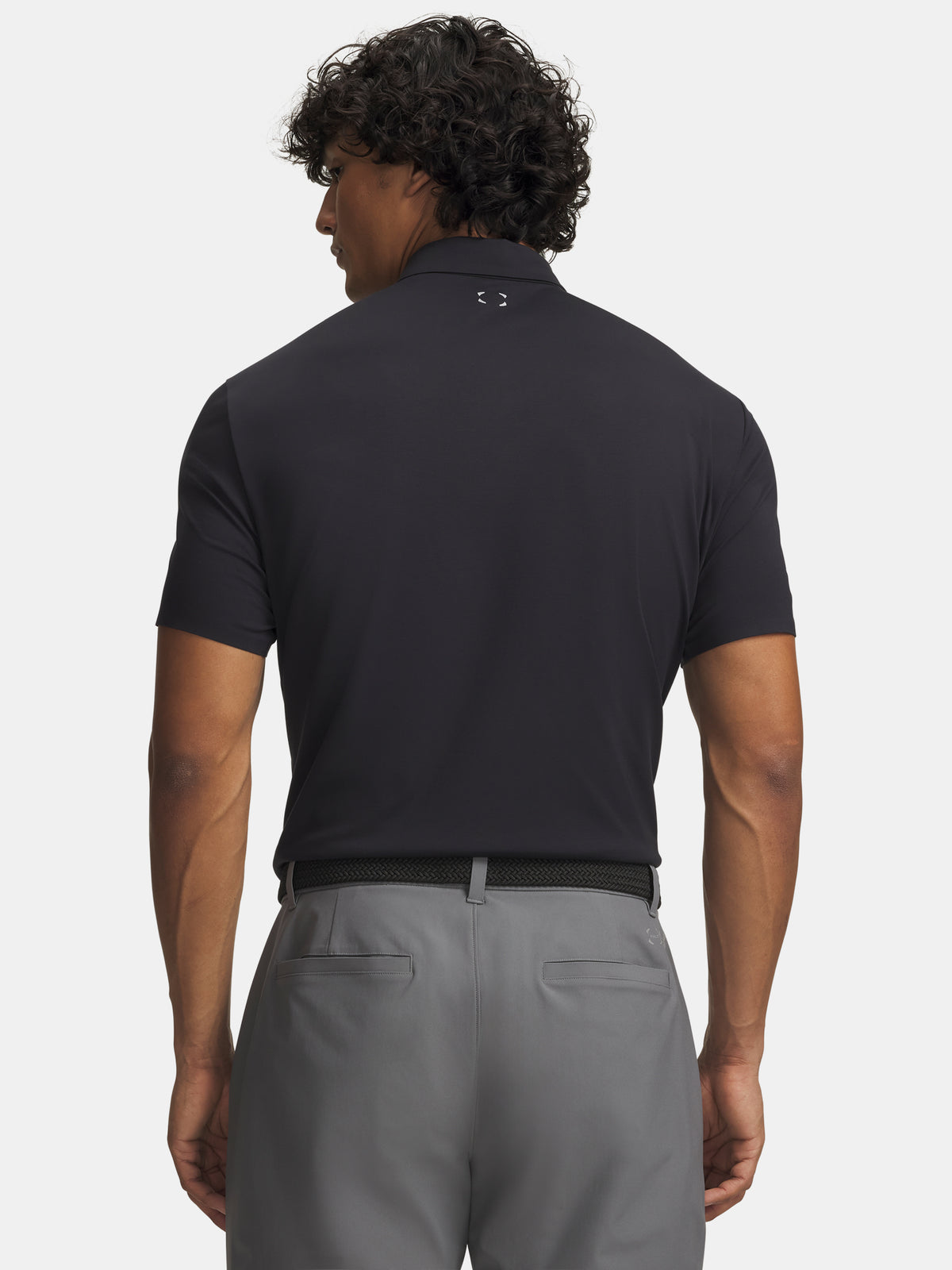 Férfi póló Under Armour UA Halo Bonded Polo-BLK