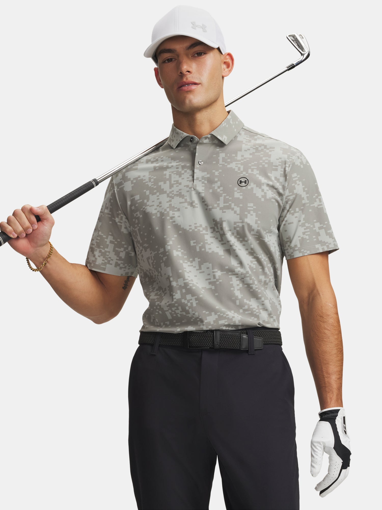 Férfi Under Armour UA Drive Chill Printed Polo póló