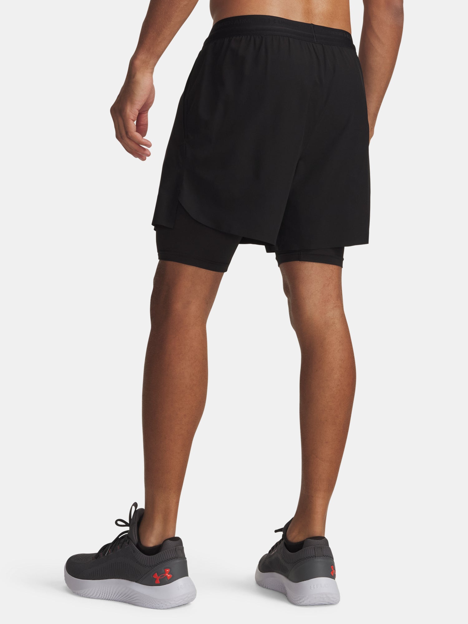 Férfi rövidnadrág Under Armour UA Vanish Elite 2in1 Short-BLK