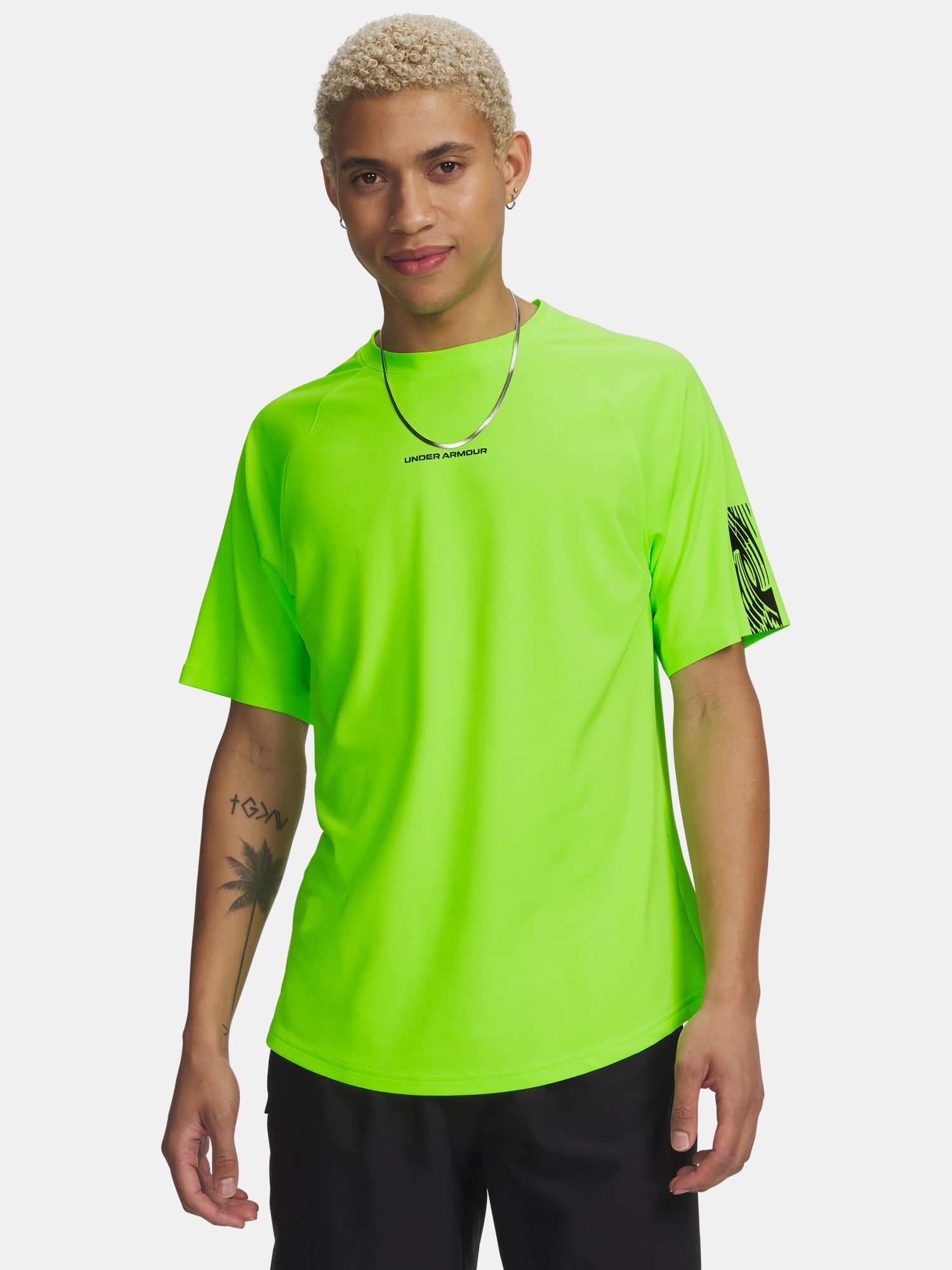 Férfi póló Under Armour UA Challenger Elite SS-GRN