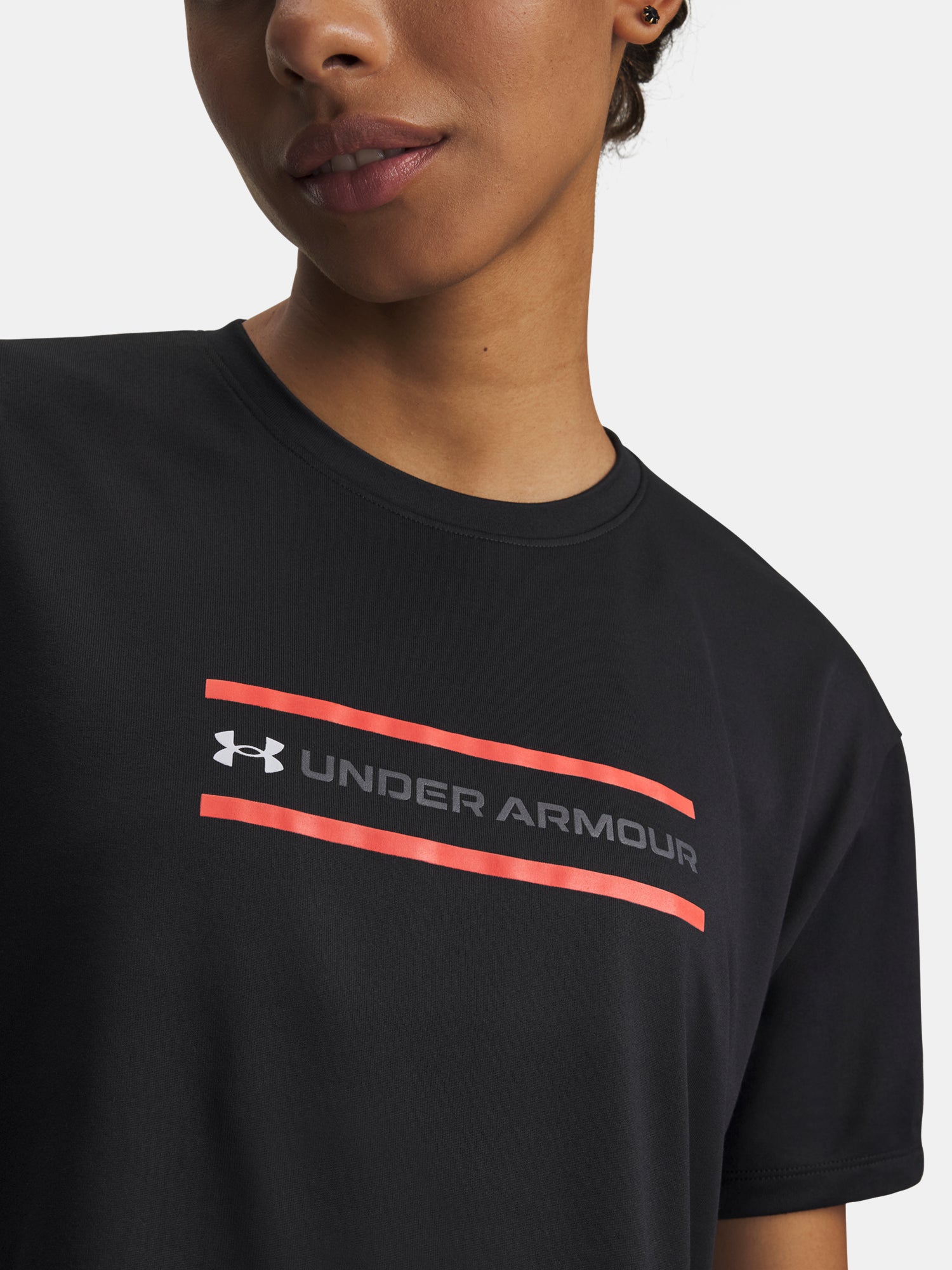Nõi Under Armour Tech Branded Crop SS póló