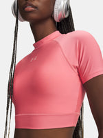 Nõi póló Under Armour HeatGear Crop Mock SS
