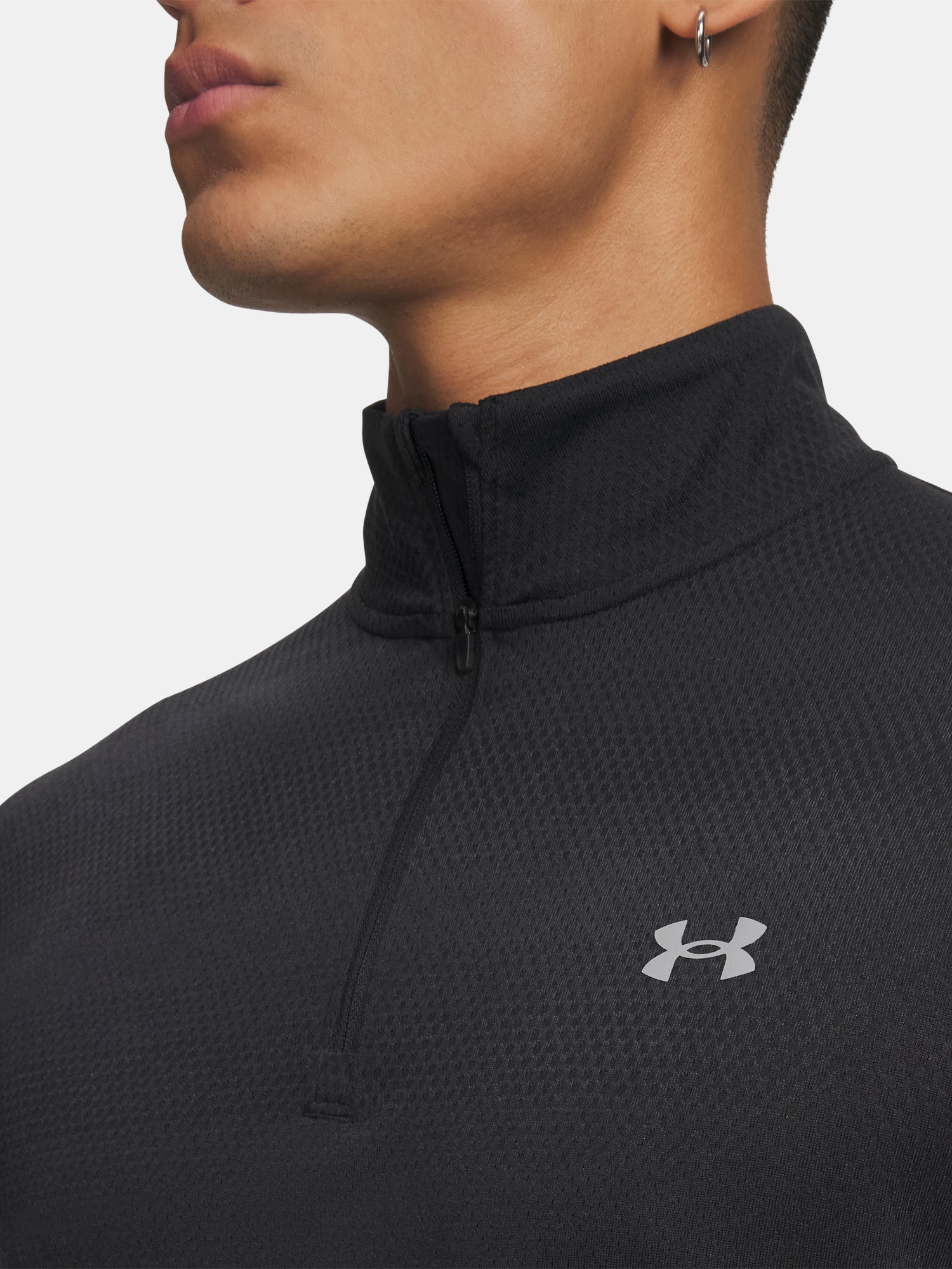Férfi póló Under Armour UA Velociti 1/4 Zip-BLK
