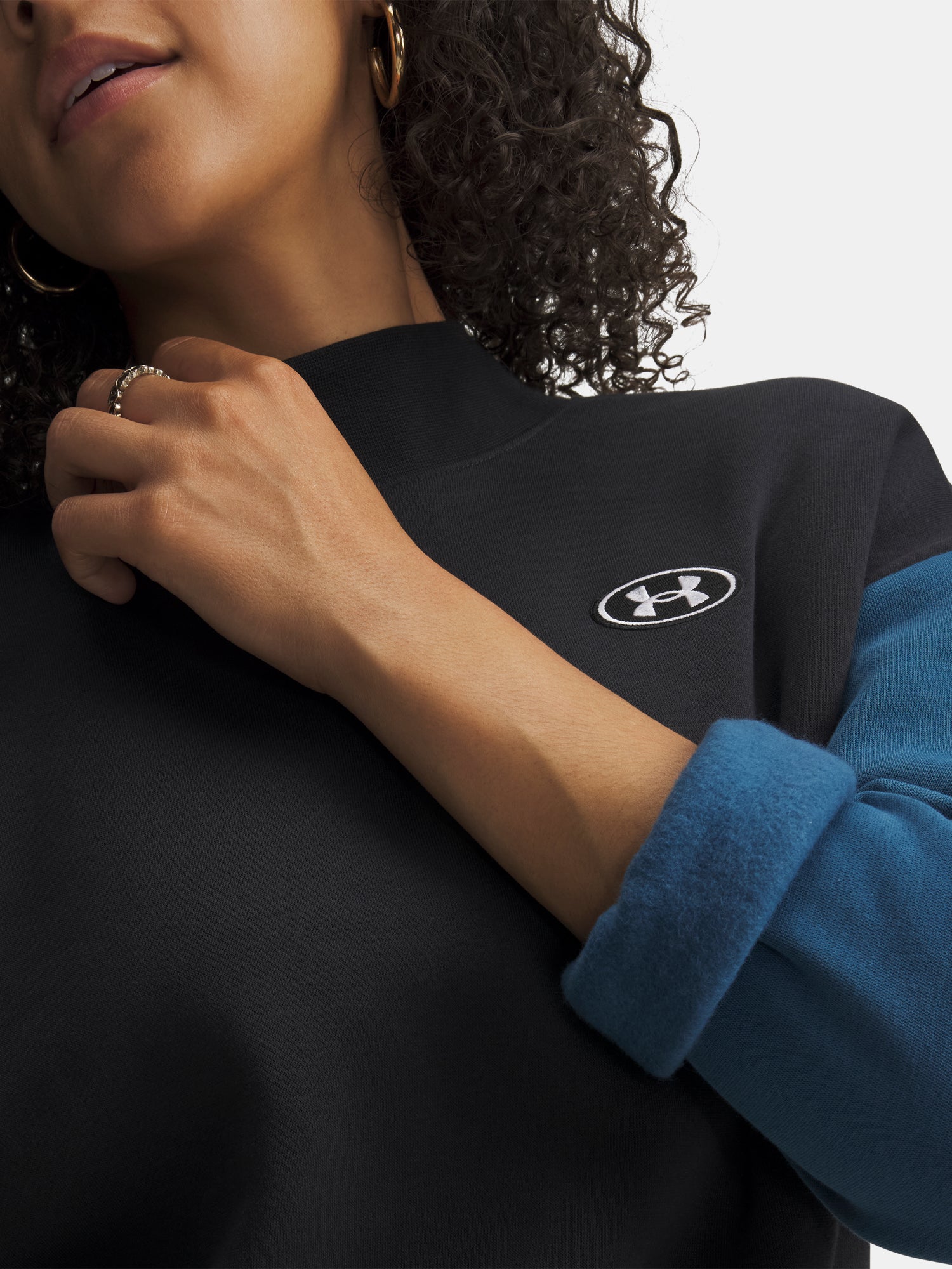 Dámská mikina Under Armour UA Icon Novelty Crew-BLK