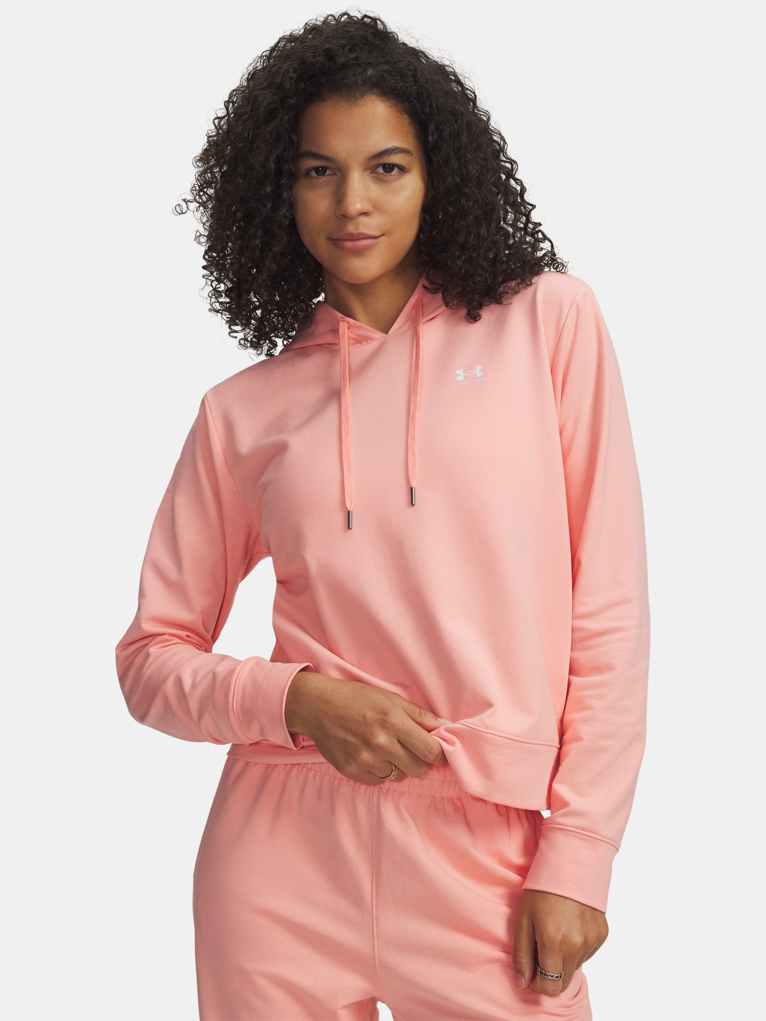 Nõi pulóver Under Armour Sport Terry Hoodie-PNK