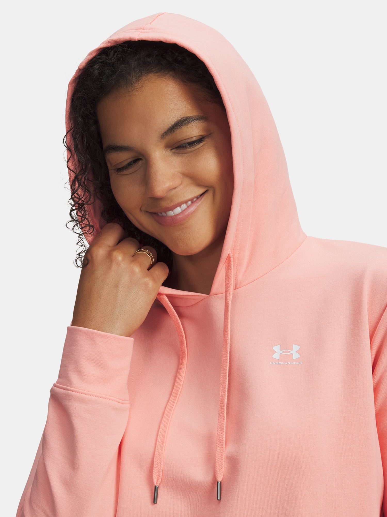 Nõi pulóver Under Armour Sport Terry Hoodie-PNK