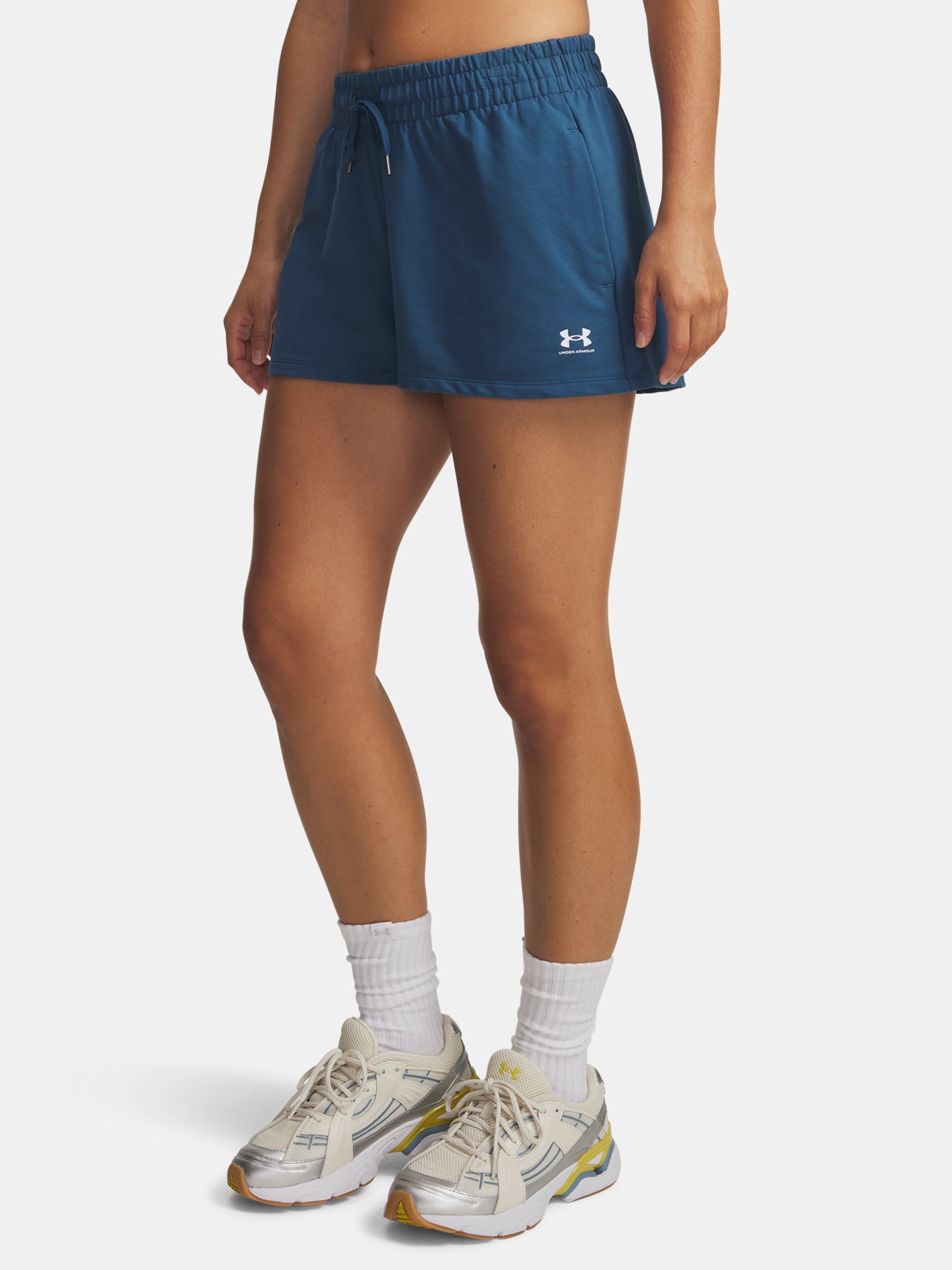 Dámské kraasy Under Armour UA SPORT TERRY SHORT-BLU