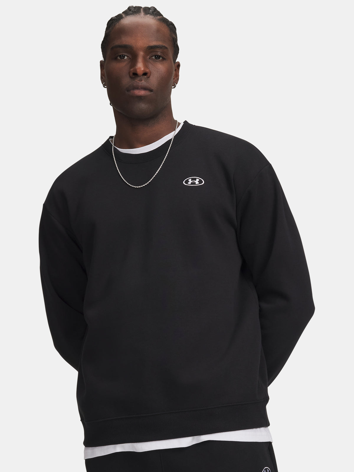 Férfi Under Armour UA RIval Flc Crew pulóver
