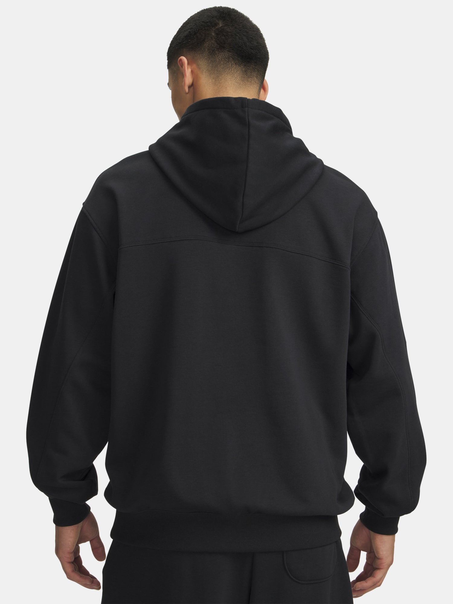Férfi Under Armour UA Rival LW Graphic Hoodie-BLK pulóver