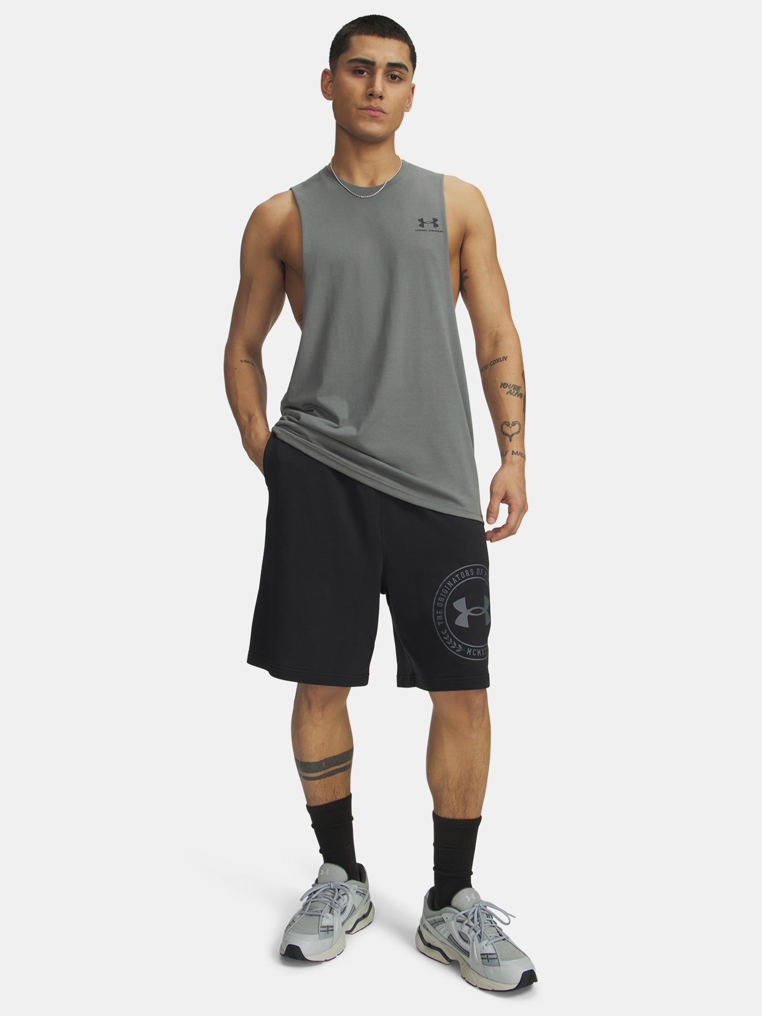 Férfi rövidnadrág Under Armour UA Rival LW Graphic Shorts
