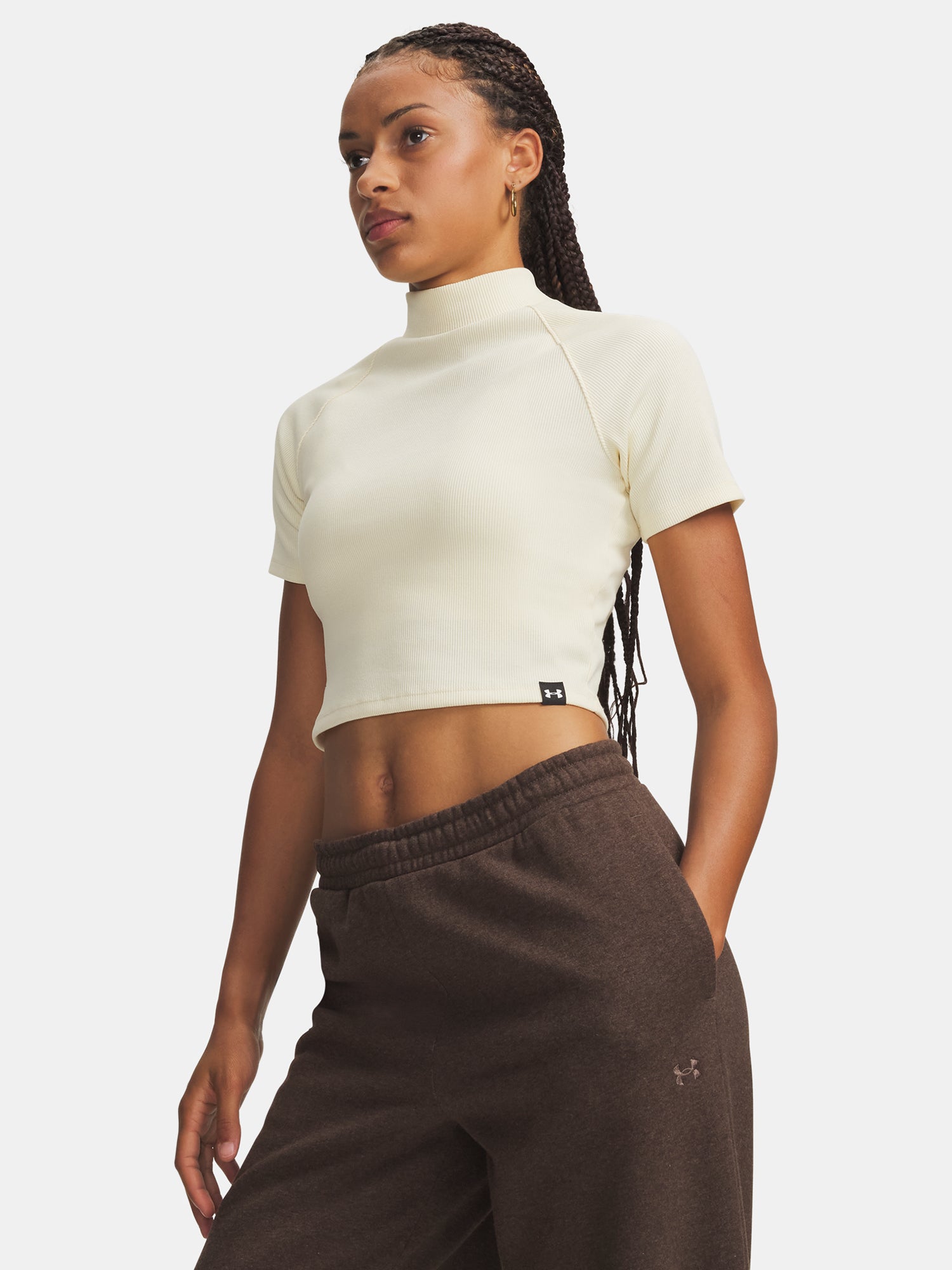 Nõi póló Under Armour UA RIVAL RIB MOCK SS TEE