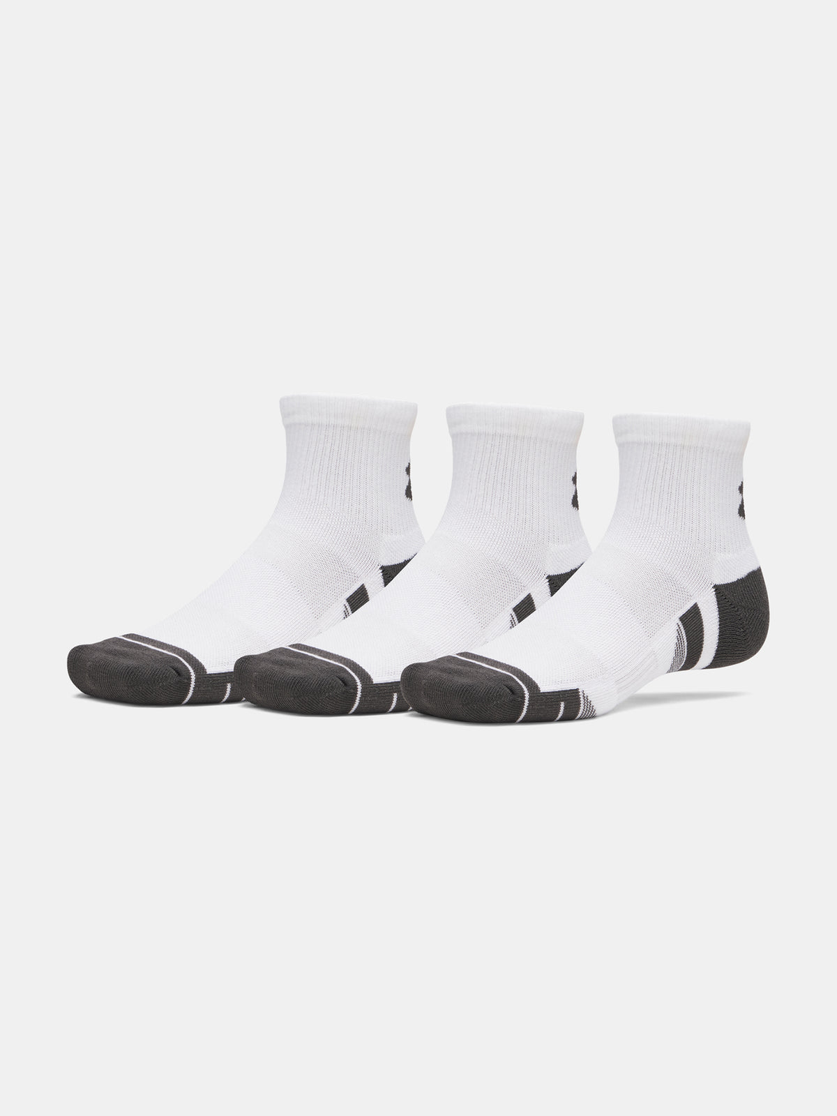 Unisex Under Armour New UA Perf Tech 3pk Qtr zokni