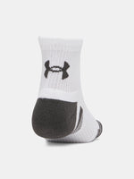 Unisex Under Armour New UA Perf Tech 3pk Qtr zokni