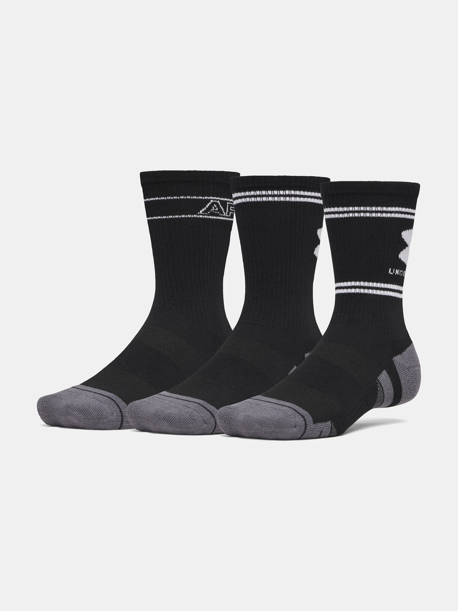 Unisex Under Armour New UA Perf Tech Nov 3pk Crw zokni