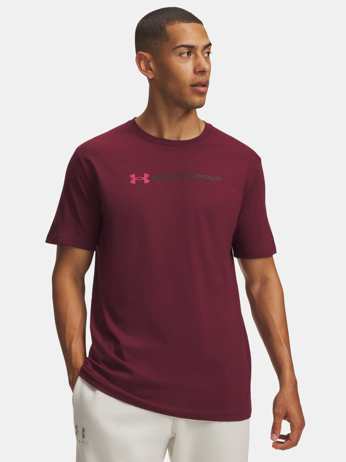 Férfi póló Under Armour UA M LOGO WM SS