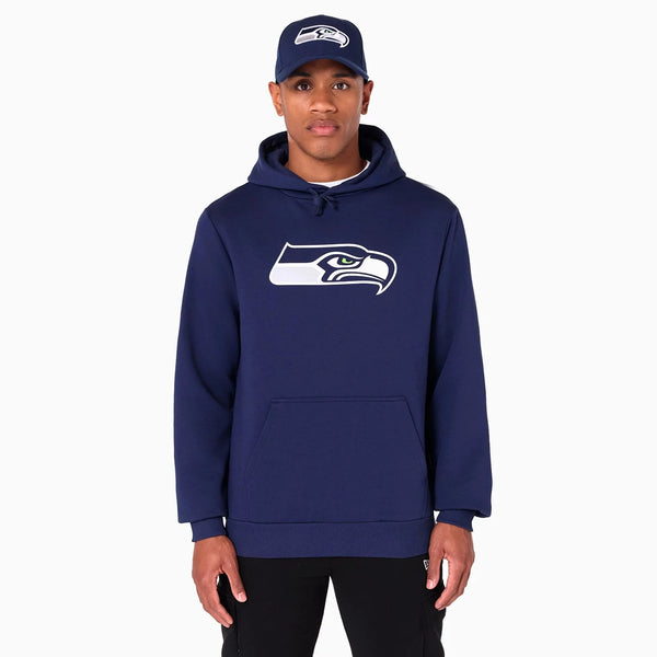 New Era Seattle Seahawks NFL Navy kapucnis pulóver