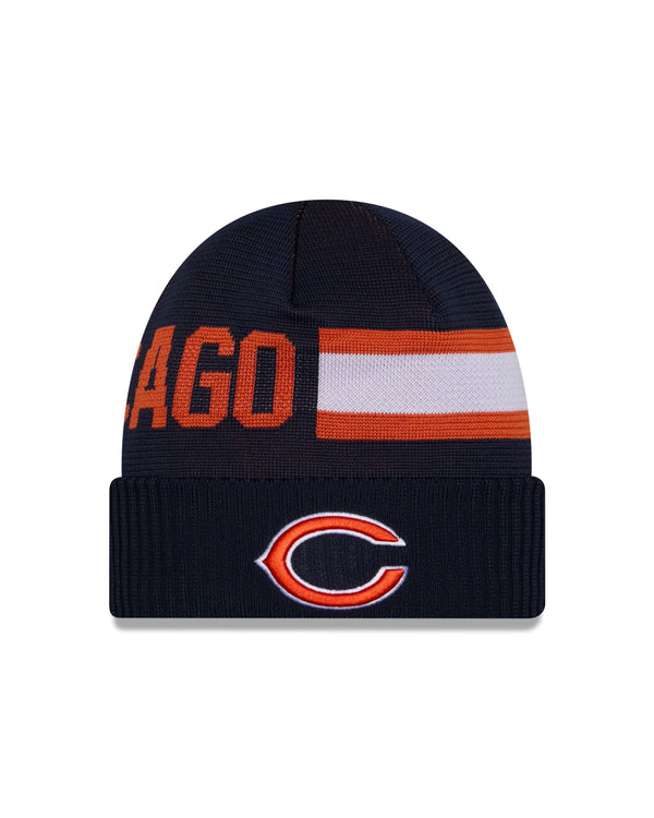 New Era Chicago Bears C NFL Sideline 2024 Cuff Knit Beanie kötött sapka - Sportmania.hu