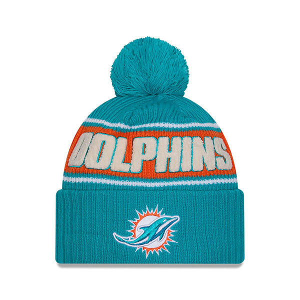 New Era Miami Dolphins NFL Sideline 2024 Turquoise Sport kötött sapka - Sportmania.hu