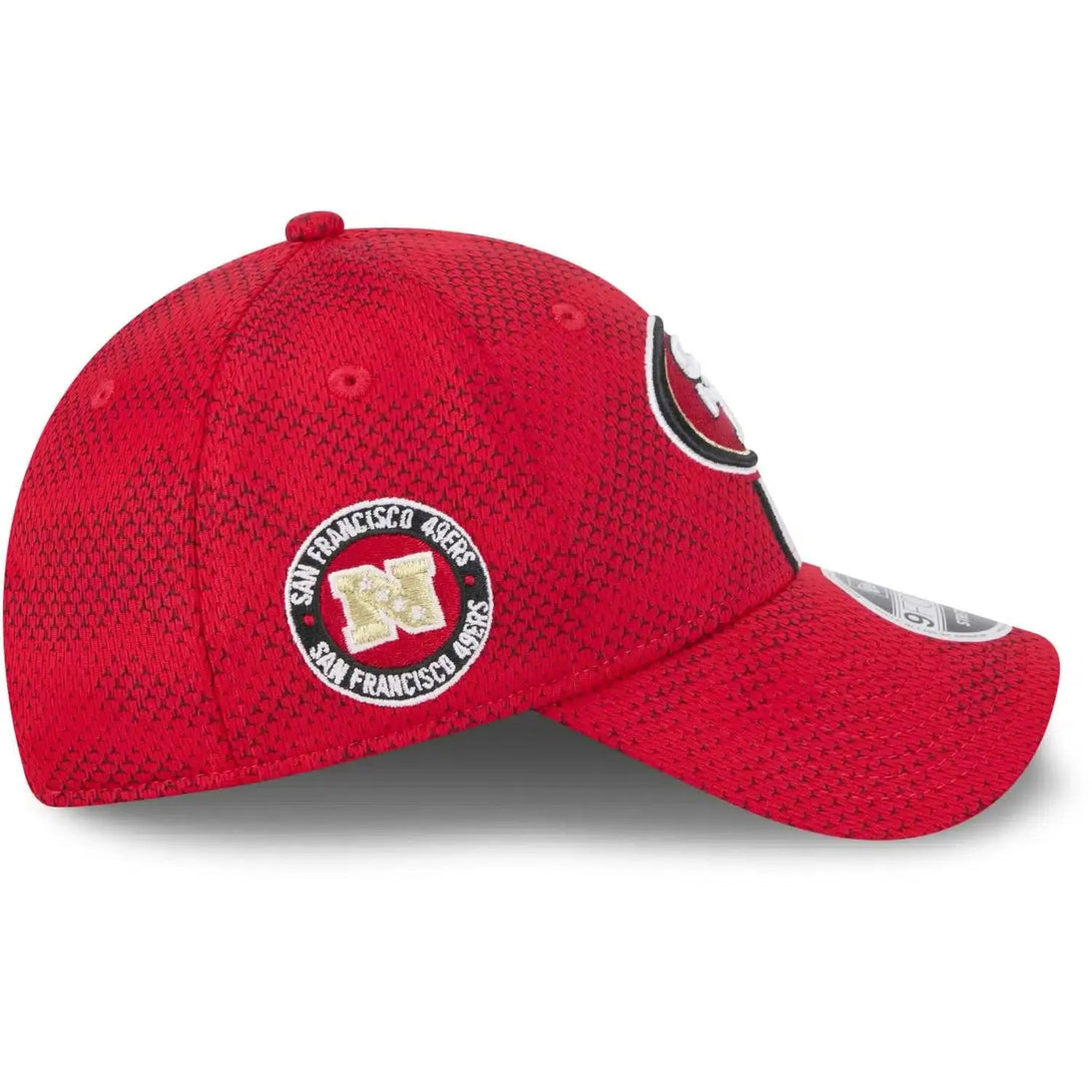 New Era San Francisco 49ers NFL Sideline 2024 Red 9FORTY Stretch baseball sapka - Sportmania.hu