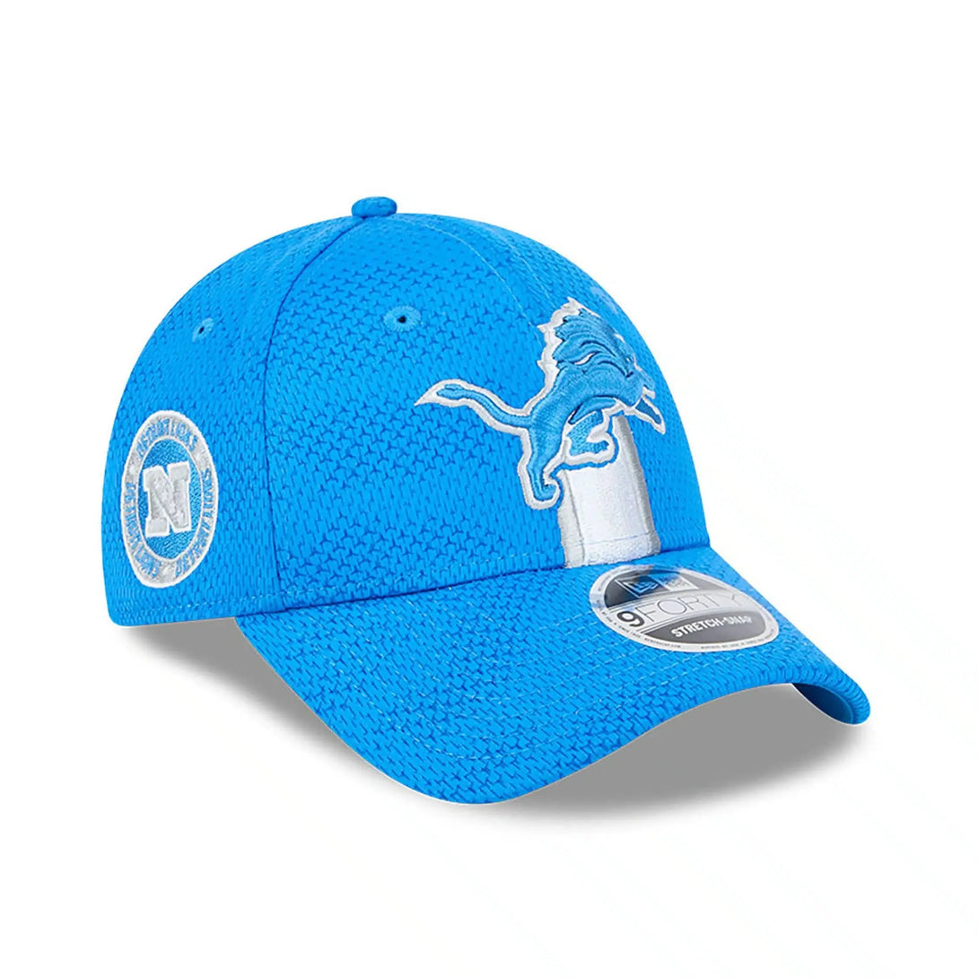 New Era Detroit Lions NFL Sideline 2024 Blue 9FORTY Stretch Snap baseball sapka - Sportmania.hu