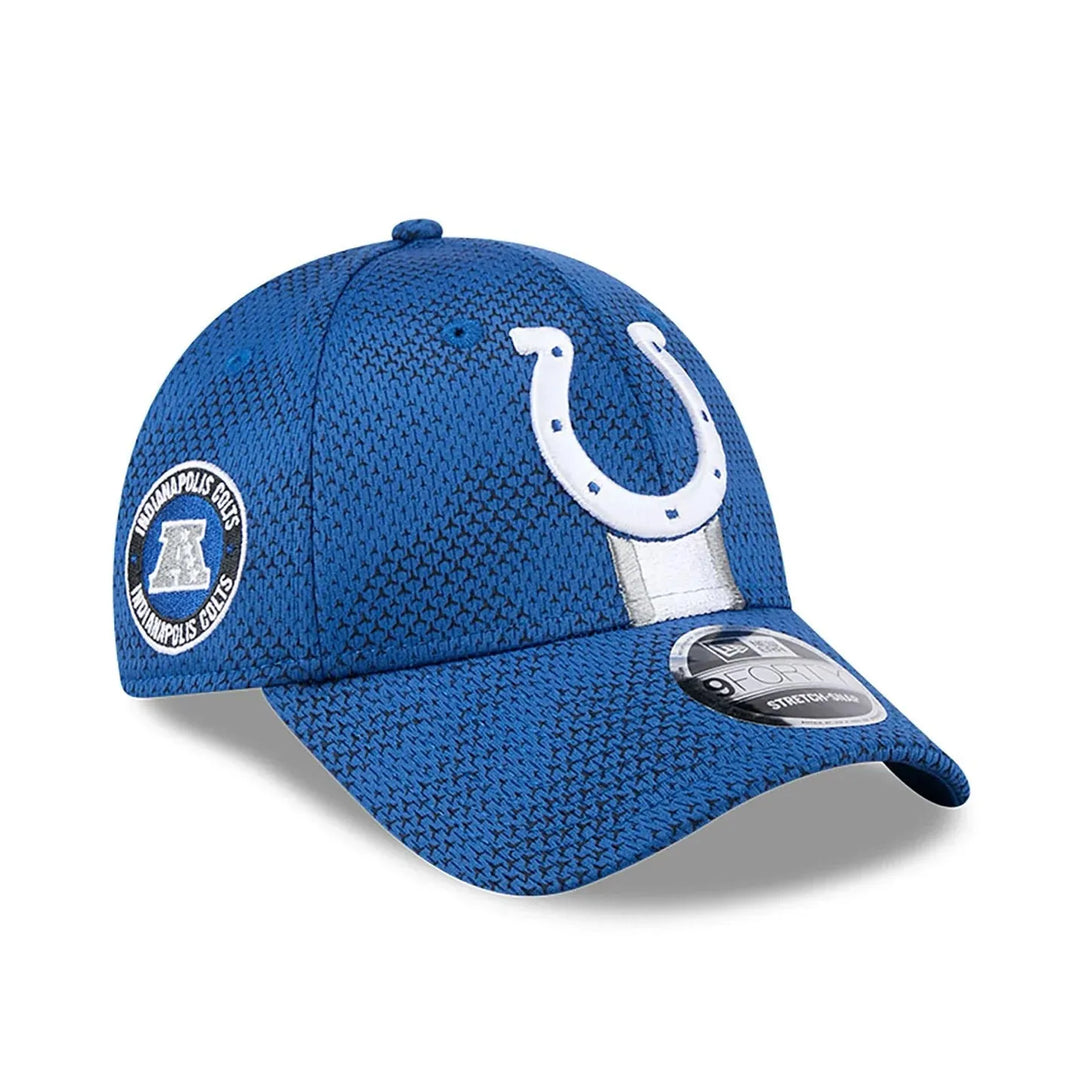 New Era Indianapolis Colts NFL Sideline 2024 Blue 9FORTY Stretch Snap Baseball sapka - Sportmania.hu