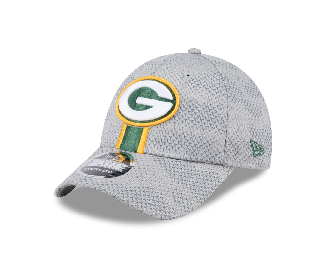 New Era Green Bay Packers NFL Sideline 2024 Gray 9FORTY Stretch Snap Baseball sapka - Sportmania.hu