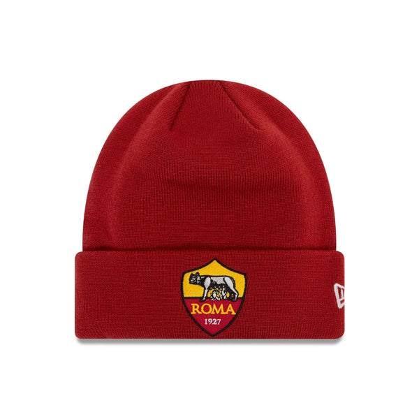 New Era AS Roma Core Dark Red Cuff Knit Beanie kötött sapka