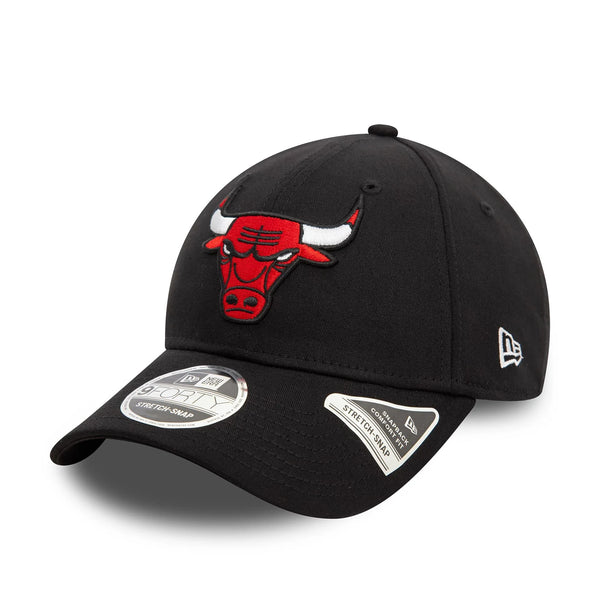 New Era Chicago Bulls NBA Black 9FORTY Stretch Snap sapka