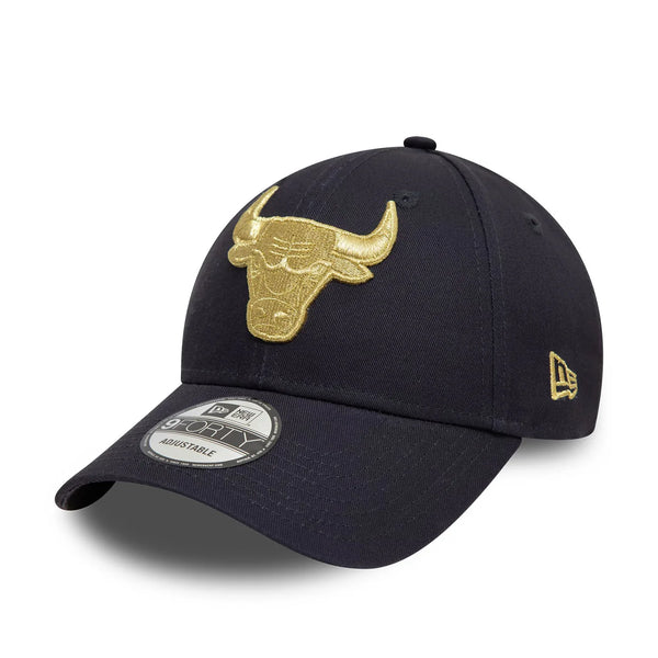 New Era Chicago Bulls Metallic Navy 9FORTY baseball sapka