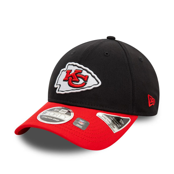 New Era Kansas City Chiefs NFL Black 9FORTY Stretch Snap sapka