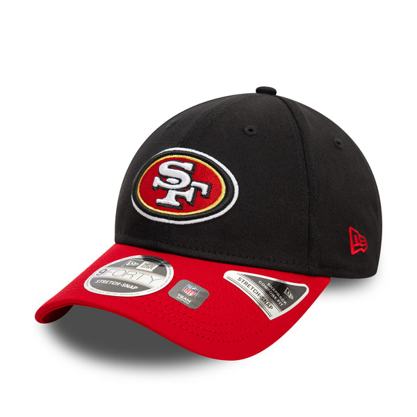 New Era San Francisco 49ers NFL Black 9FORTY Stretch Snap sapka