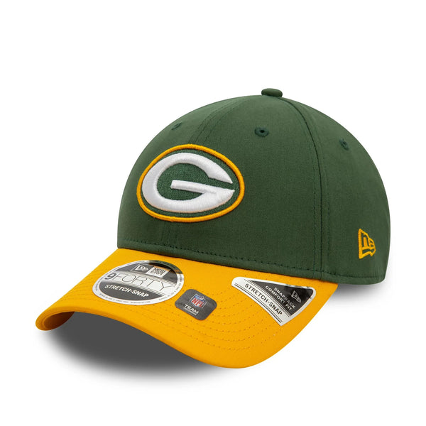 New Era Green Bay Packers NFL Dark Green 9FORTY Stretch Snap sapka