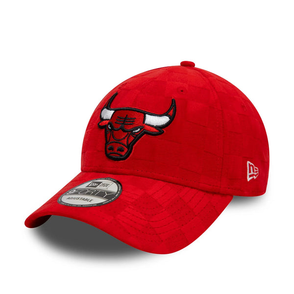 New Era Chicago Bulls Tonal Check Red 9FORTY baseball sapka