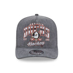 Anaheim Ducks NHL Washed Black 9FIFTY A-Frame Adjustable Cap - baseball sapka
