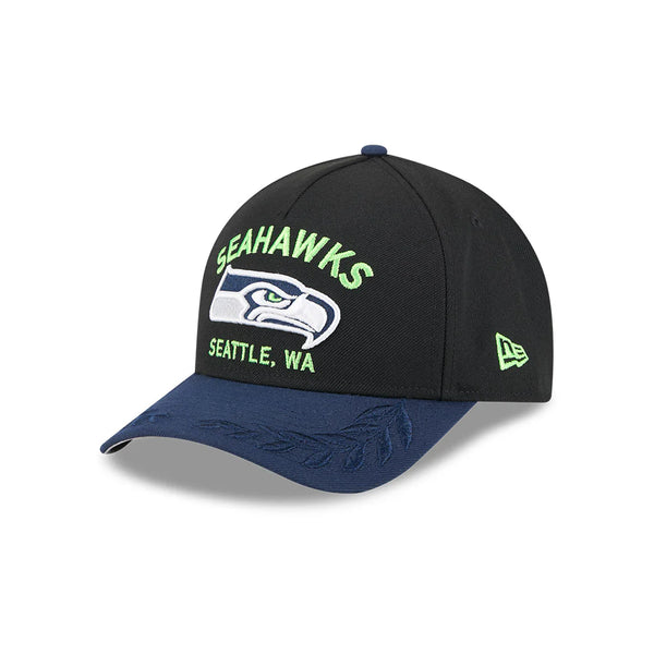 New Era Seattle Seahawks NFL Draft 2025 9FORTY M-Crown AF Snapback sapka