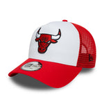 New Era Chicago Bulls NBA Side Patch Red 9FORTY A-Frame Trucker sapka