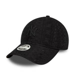 New York Yankees Womens MLB Broderie Black 9TWENTY női baseball sapka